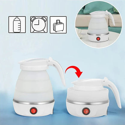 Silicone Foldable Leak Proof Electric Kettle (600ML)