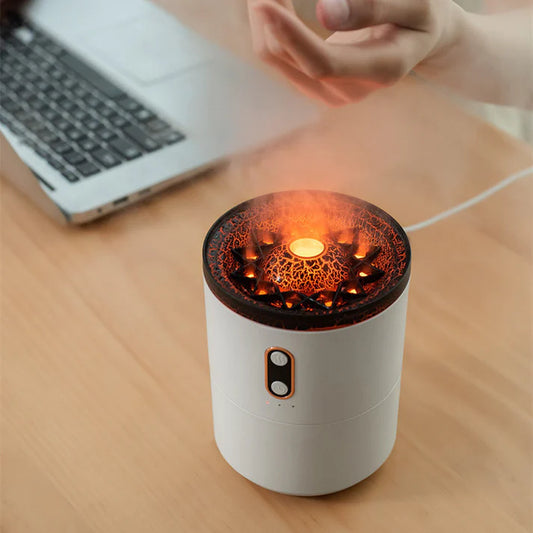 Volcanic Flame Essential Oil Diffuser | Aromatherapy & Fragrance Mist