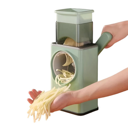 Multi-function Hand Rotary Vegetable Cutter.