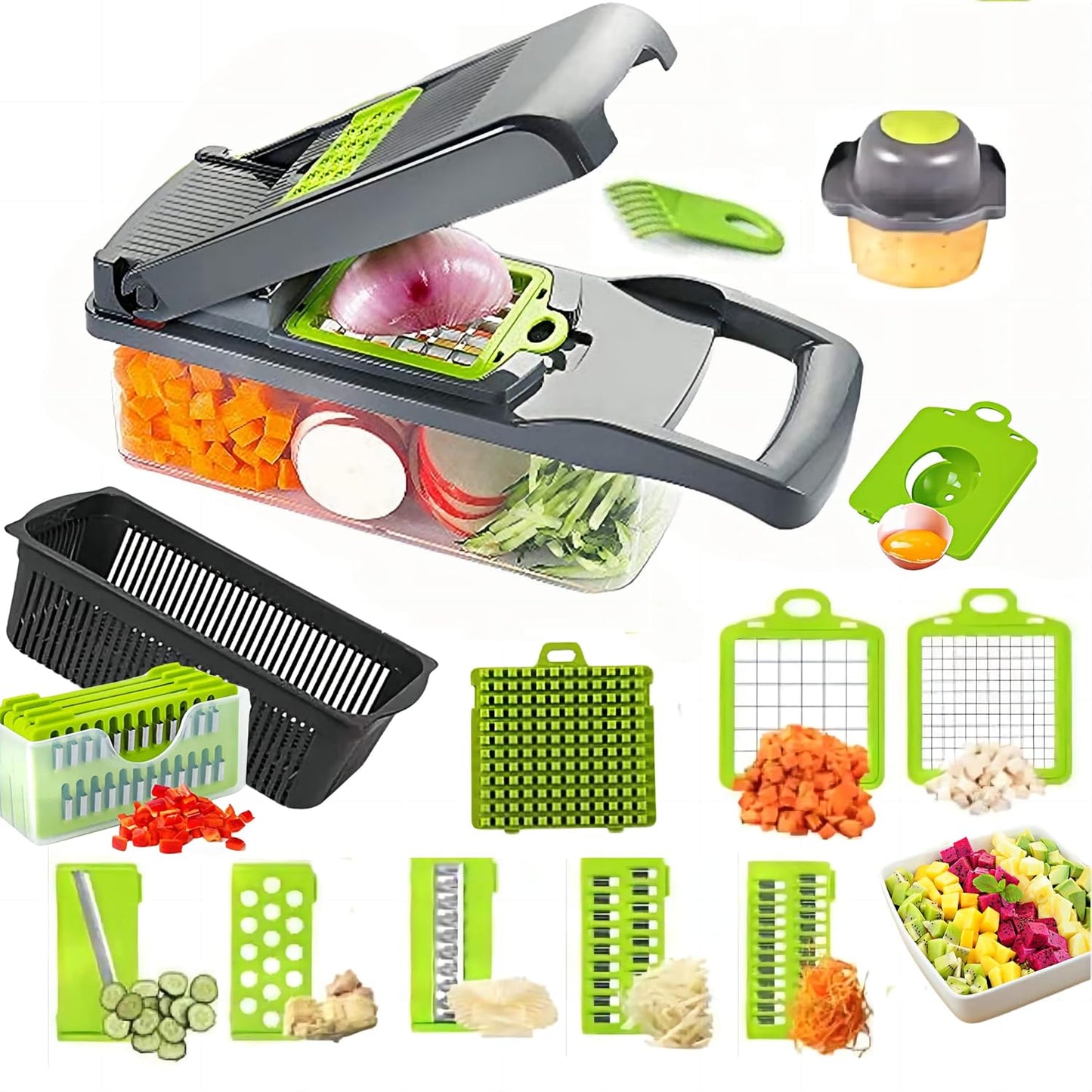 Vegetable Choper-16 in 1 Vegetable cutter