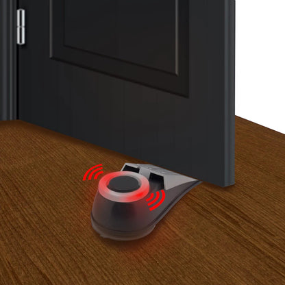 Hotel Door Stopper With Flashing Burglar Alar