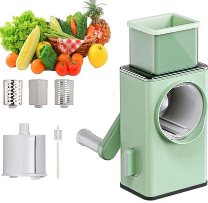 Multi-function Hand Rotary Vegetable Cutter.